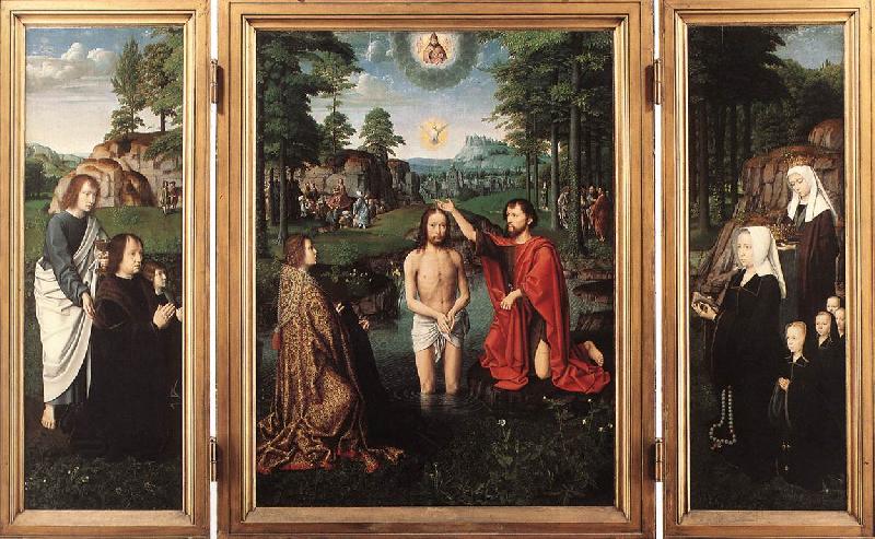 DAVID, Gerard Triptych of Jan Des Trompes  sdf China oil painting art
